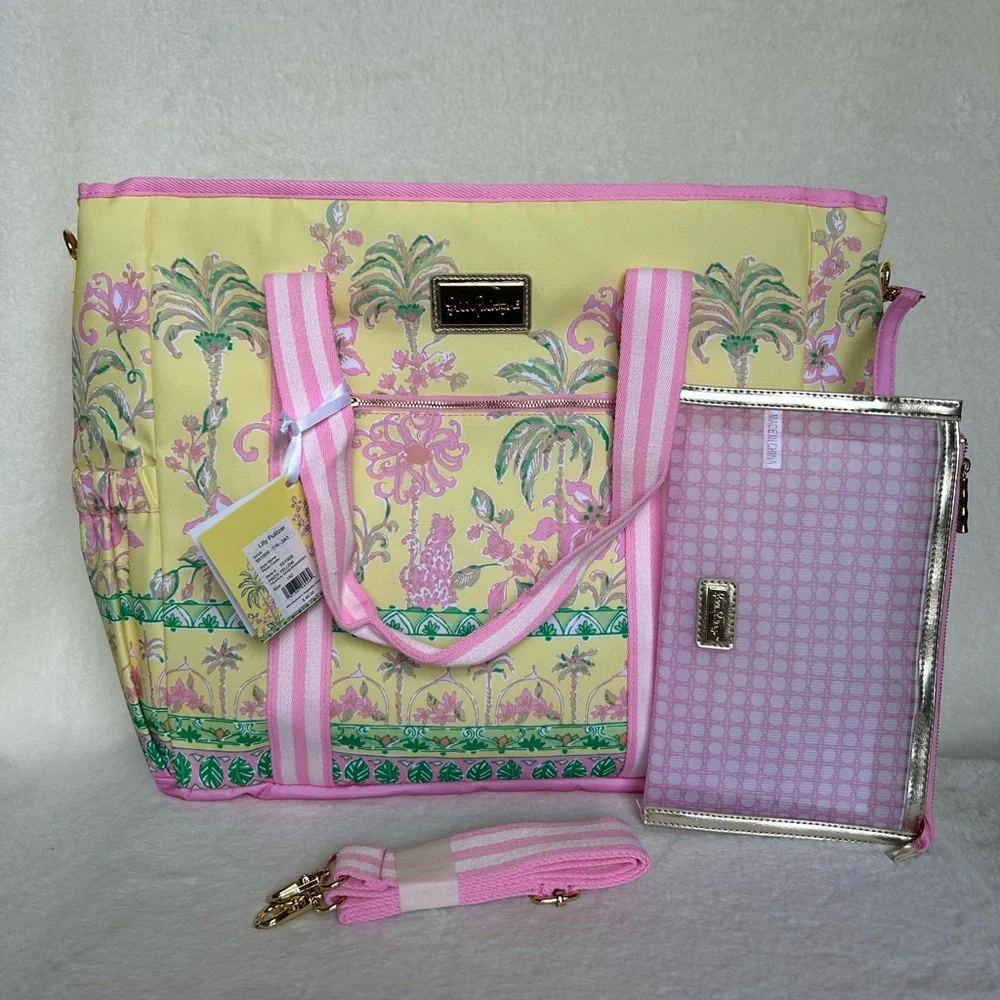 Lily Pulitzer Insulated Cooler Picnic Beach Bag NWT - Picture 1 of 11